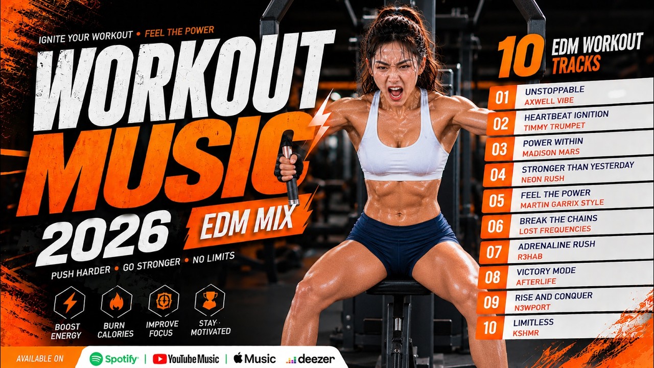 Fitness Motivation Mix 2026 ⚡ Intense Gym Workout Music 🔥 Training Mode