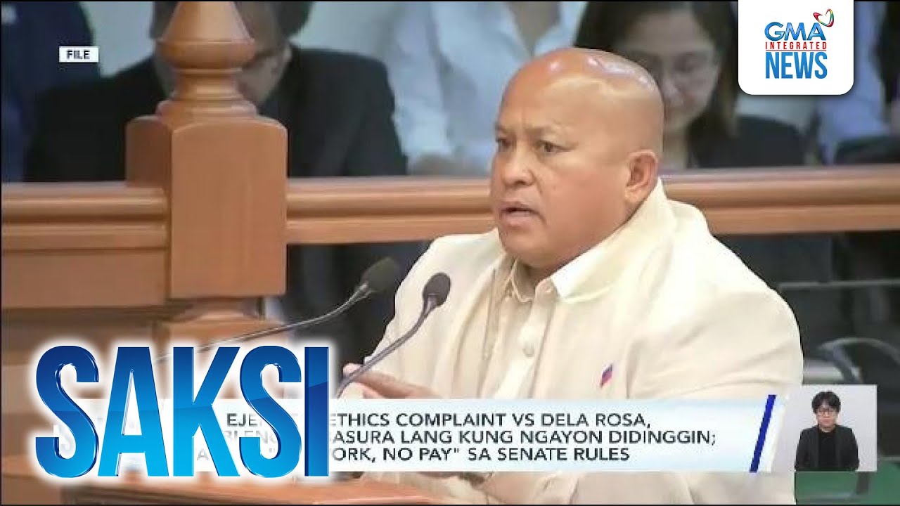 Sen. Ejercito: Ethics complaint vs Dela Rosa, posibleng mabasura lang kung ngayon... | Saksi