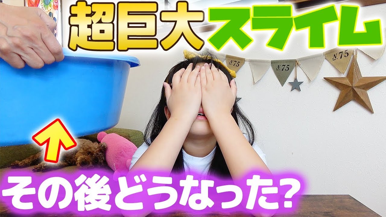 あのデカすぎる手作り超巨大スライム、5ヶ月たったその後どうなったか検証!見るのが怖い…