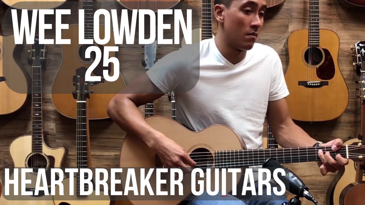 Wee Lowden 25 Acoustic Guitar with Cedar over Indian Rosewood