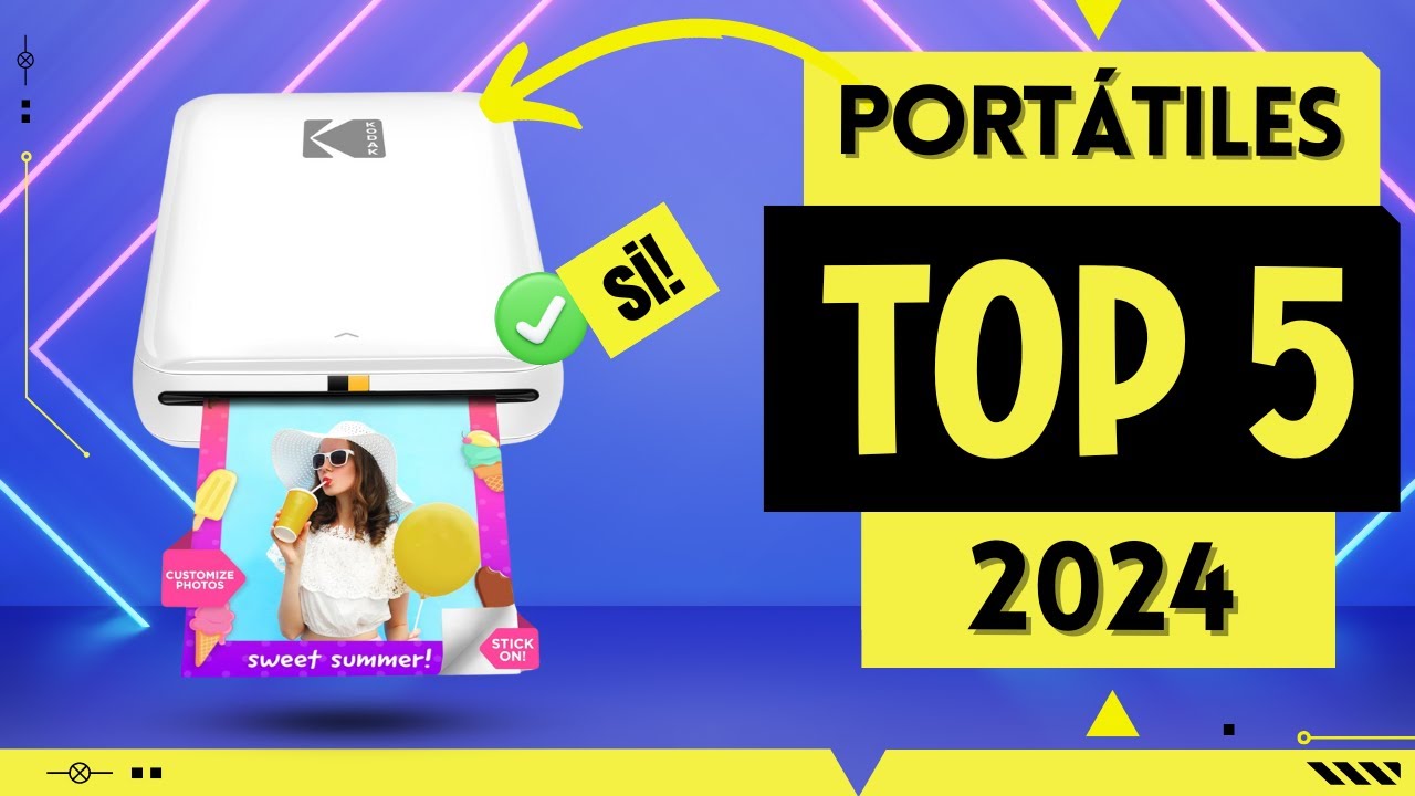 ✅ TOP 5 Impresoras Portátiles Fotográficas Más ASOMBROSAS 2025🔥
