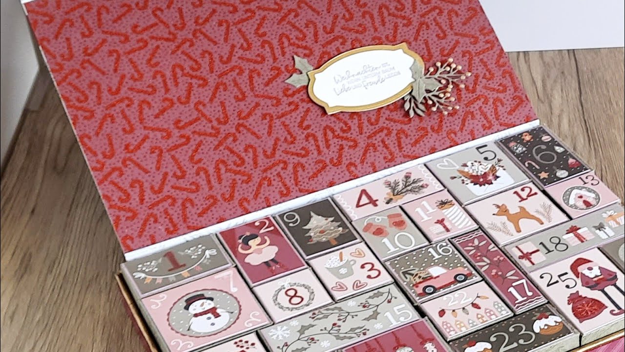 1. Adventskalender aus einem 12x12 Block von Action