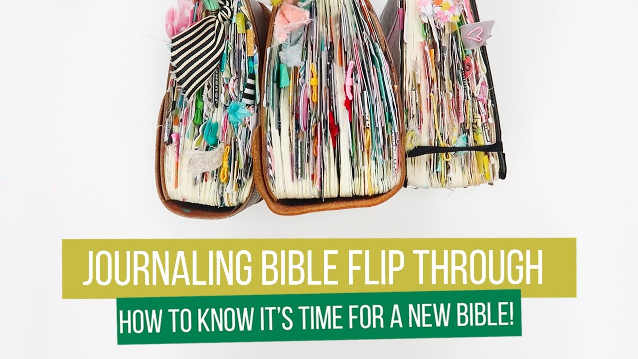 Journaling Bible Flip Through - 6 months and time for a new bible already!!!