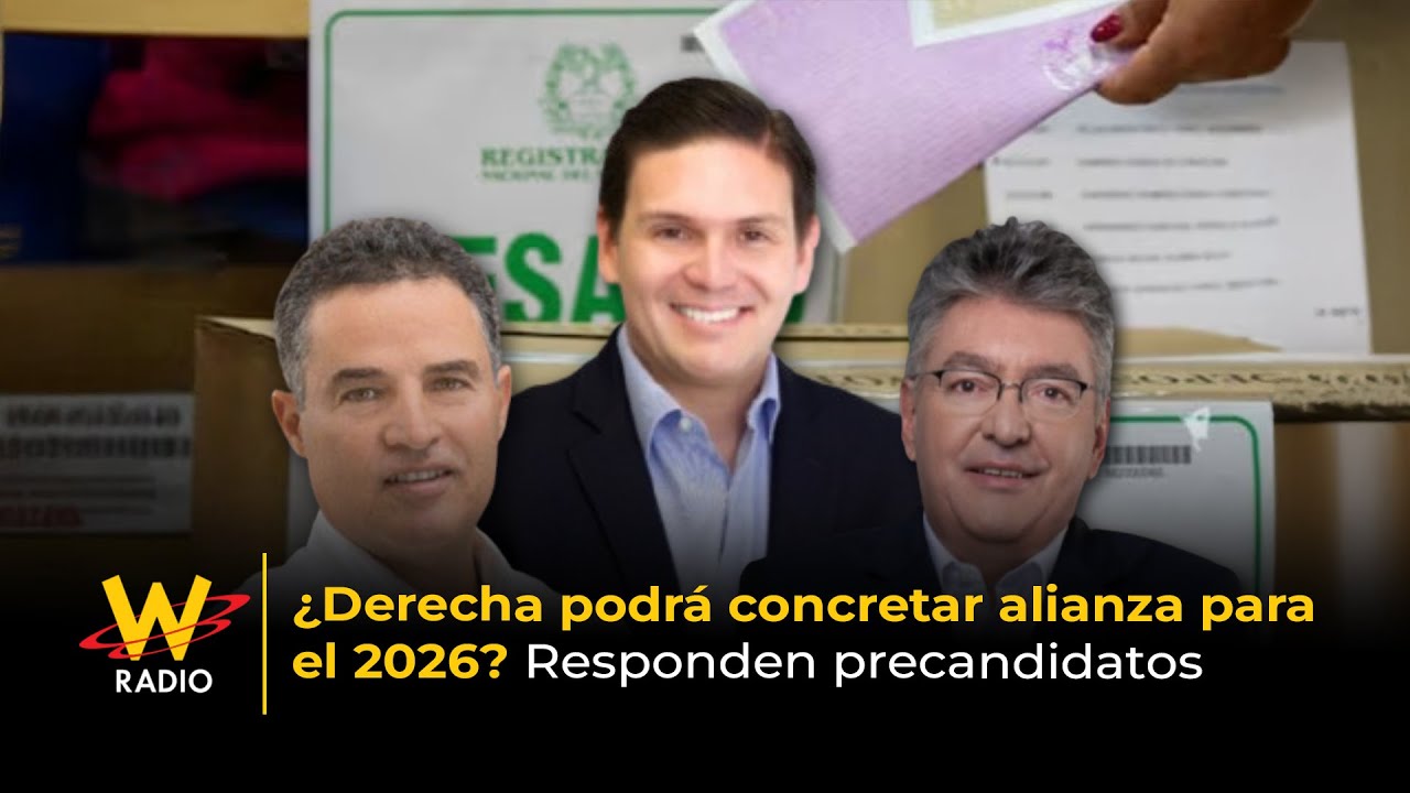 &iquest;Derecha podr&aacute; concretar alianza para el 2026? Responden precandidatos | La W