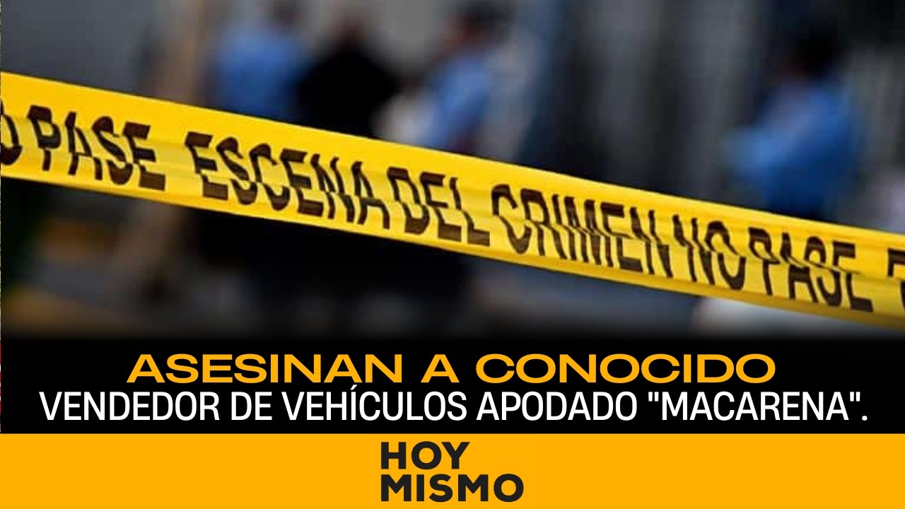 ¡TRAGEDIA EN SPS! Le quitan la vida a conocido vendedor de vehículos apodado 