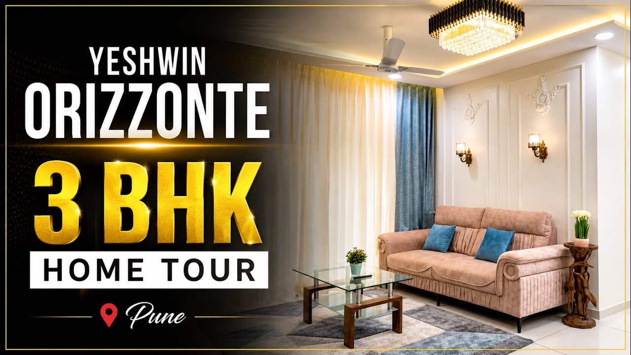 3BHK INTERIOR, Yashwin Orizzonte ,Kharadi,Pune