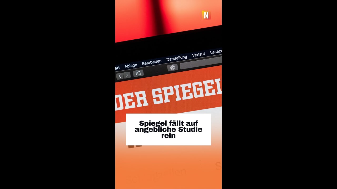 Spiegel f&auml;llt auf angebliche Studie rein