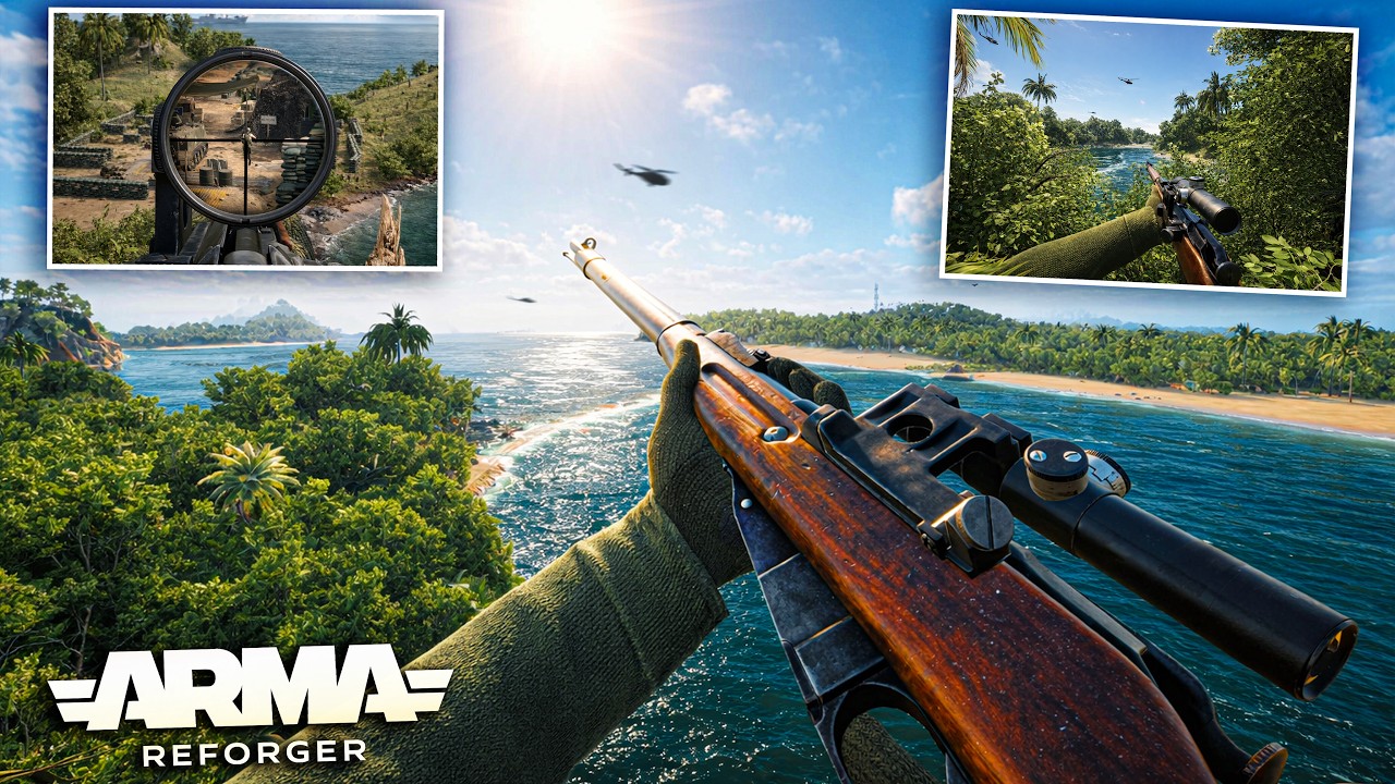 Sniping In The BEST Vietnam War Server Is BRUTAL In Arma Reforger... (50+ Kills)