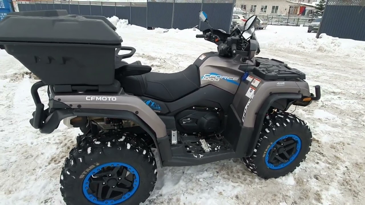 Продаем CFMOTO CFORCE 1000 OVERLAND, 2021г, пробег 929км, серый, с допоборудованием, ATV-САМАРА