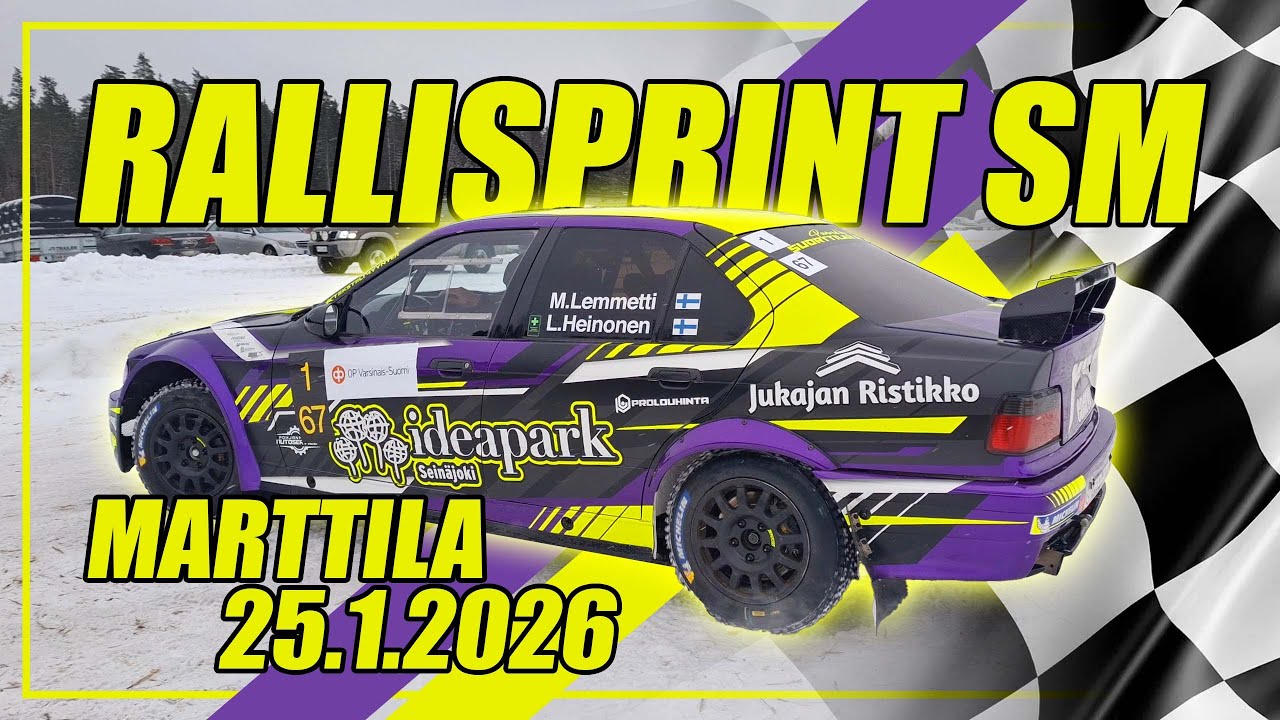 2026 RALLISPRINT SM - Marttila | Varikkopyörähdys