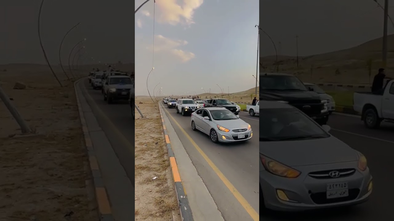 تشييع مهيب للشهيد حكم كاظم حسين ال سلمان الشبكي في سهل نينوى قرية بازكرتان