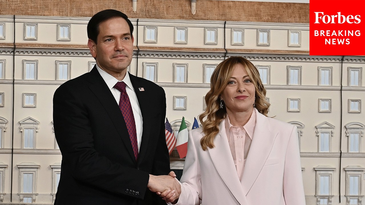 Marco Rubio Meets With Italian Prime Minister Georgia Meloni During Trip To The Vatican