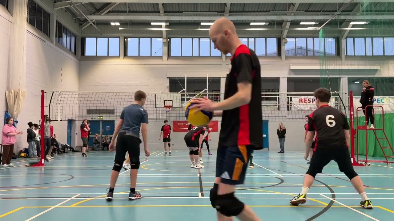 Chester Trojans against Chester Black Hawks 08/02/25 | Merseyside Volleyball League