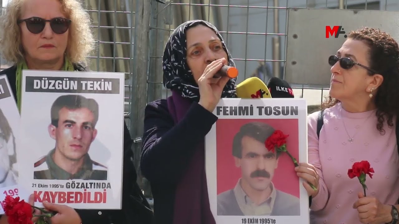 CUMARTESİ ANNELERİ: YARIN BAYRAM KARANFİL BIRAKACAK BİR MEZAR TAŞIMIZ YOK