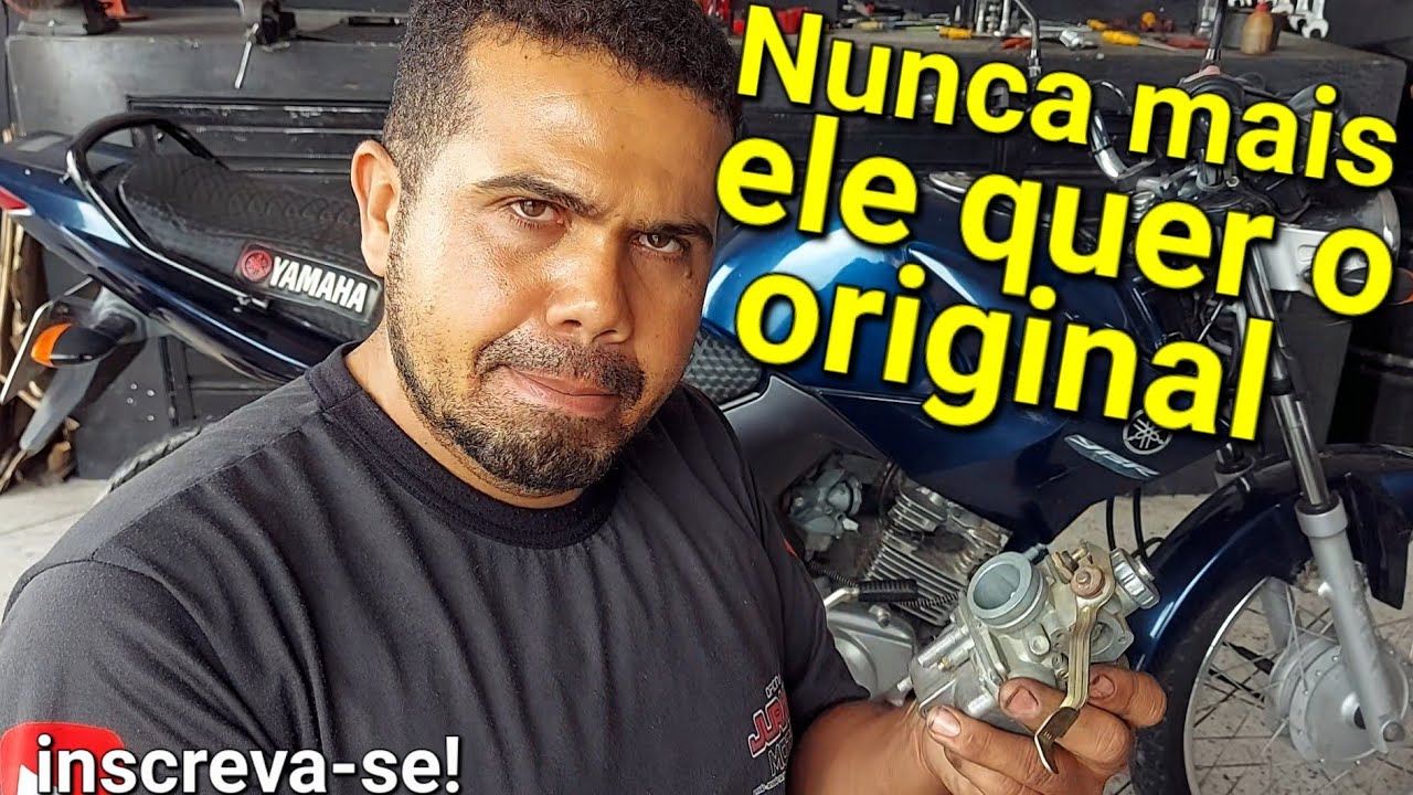 factor 125 da Yamaha com carburador de TITAN150 depois de um tempo de uso