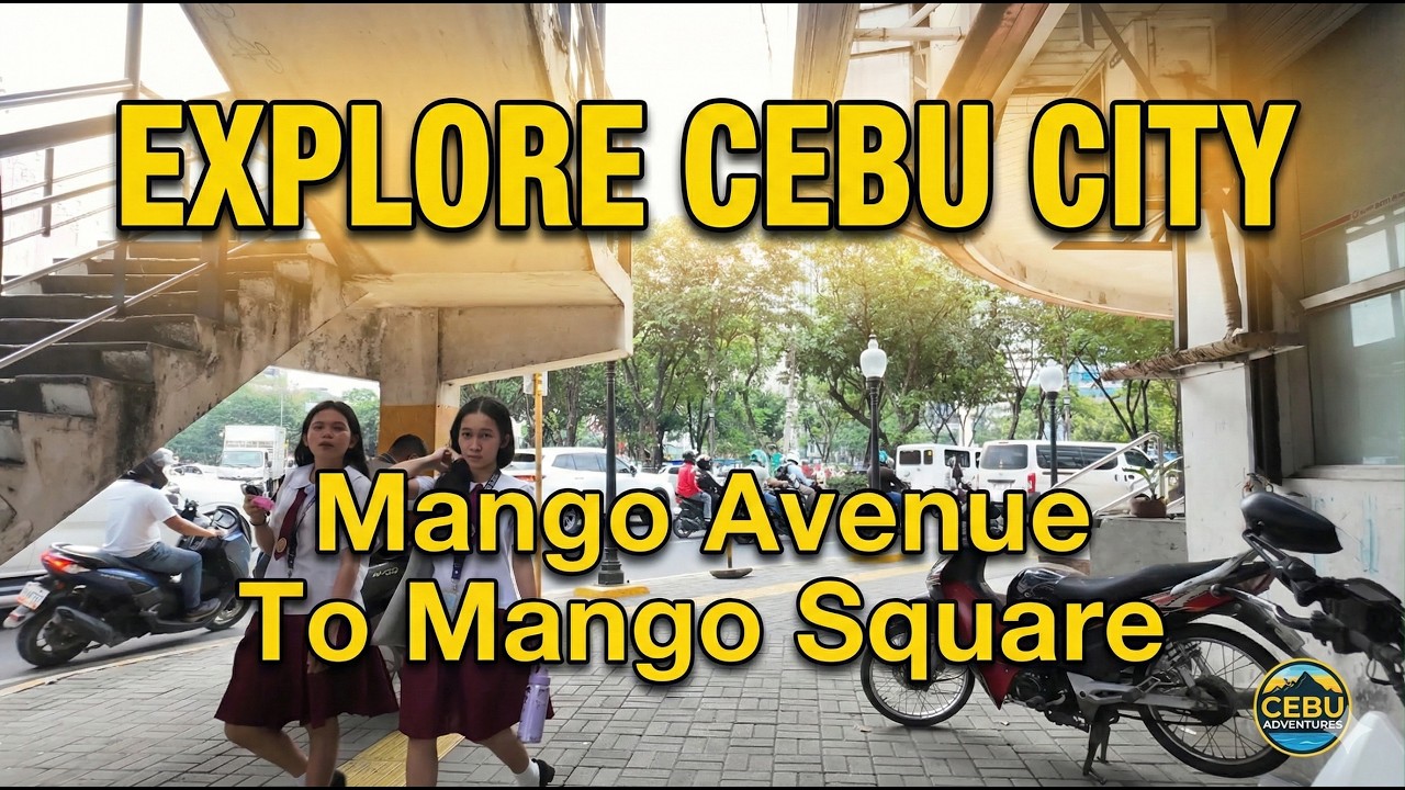 Daytime walk Mango Avenue to Mango Square Cebu City