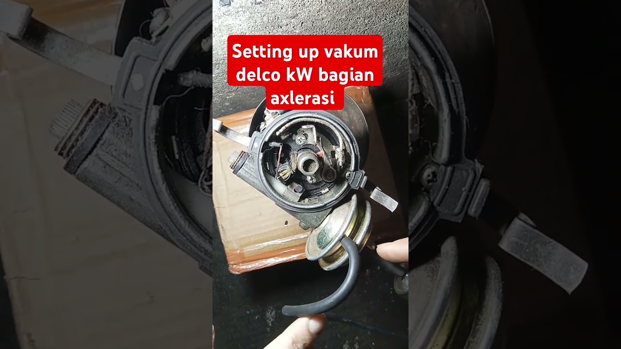 setting up vakum delco kW bagian axlerasi