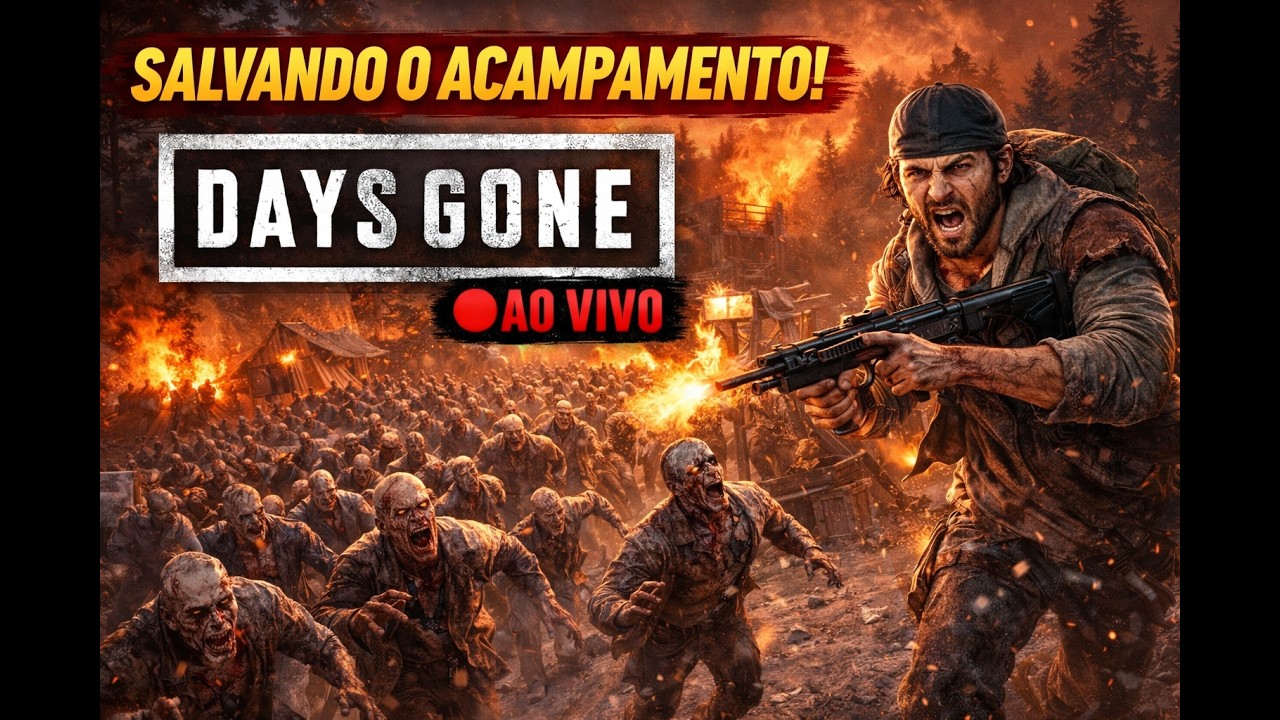 DAYS GONE LIVE — O ACAMPAMENTO ESTÁ EM PERIGO…