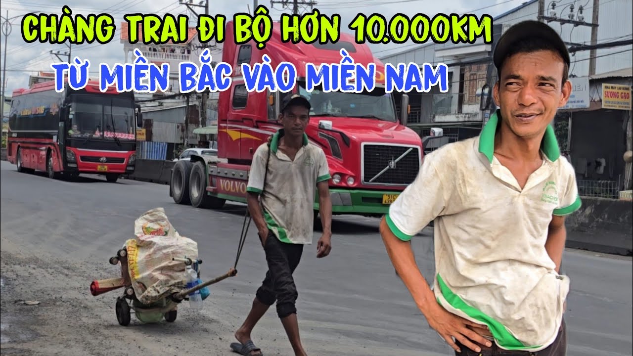 Khâm phục chàng trai đi bộ xuyên Việt suốt hơn 1 năm đi hơn 10.000km khắp Việt Nam
