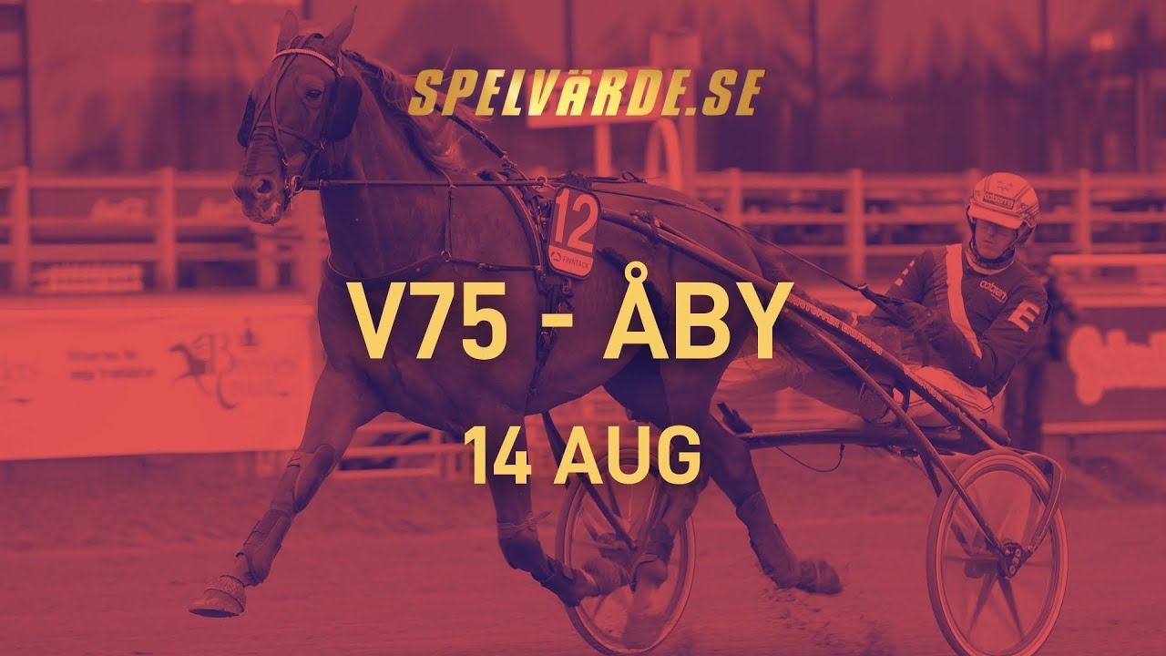 Jesus och Axén inför V75 på Åby 14/8