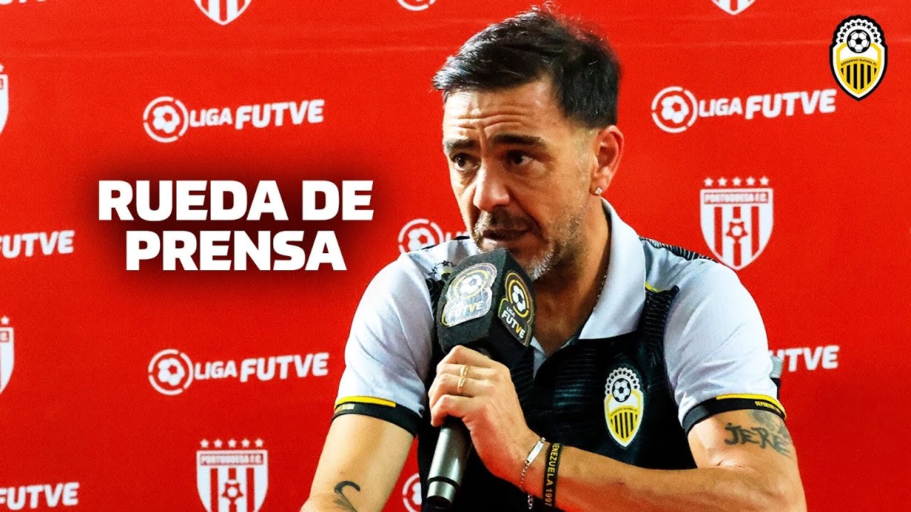 Rueda de prensa post partido con el DT Álvaro Recoba en el estadio José Antonio Páez - J2 Liga FUTVE