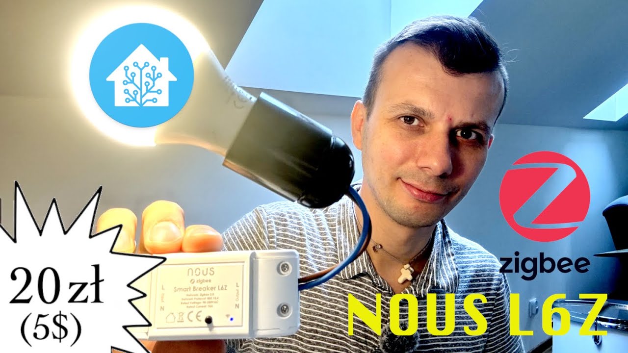 [HA] Home Assistant - tani przełącznik NOUS zigbee L6Z do zigbee2mqtt