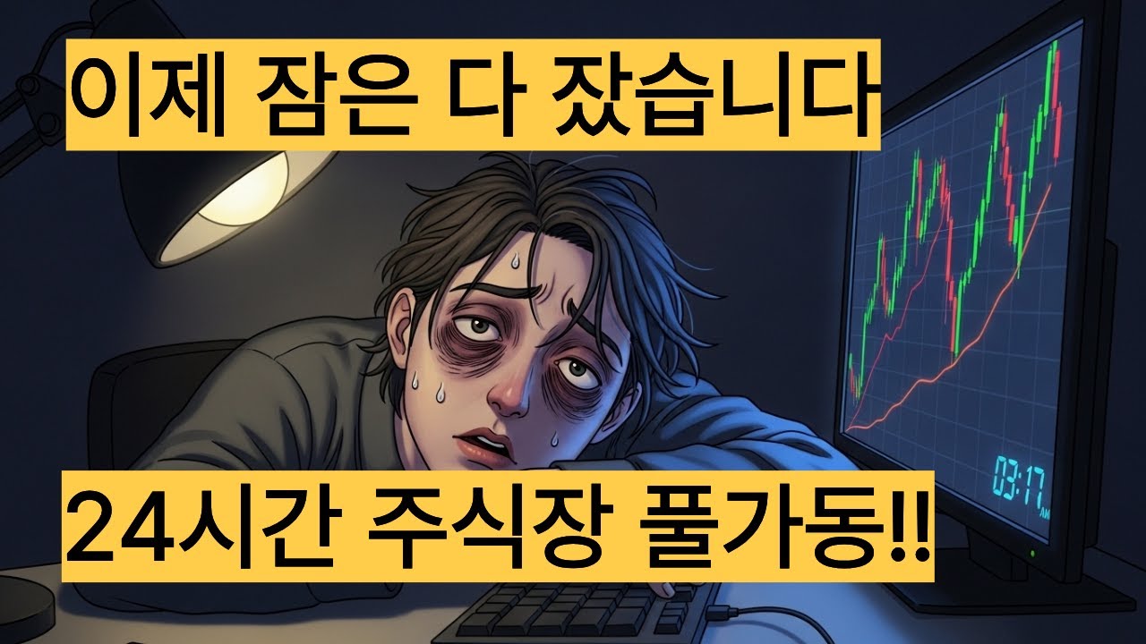 이제 잠은 다 잤습니다 한국거래소 24시간 풀가동 선언, 내 주식 망하는 거 아닐까?