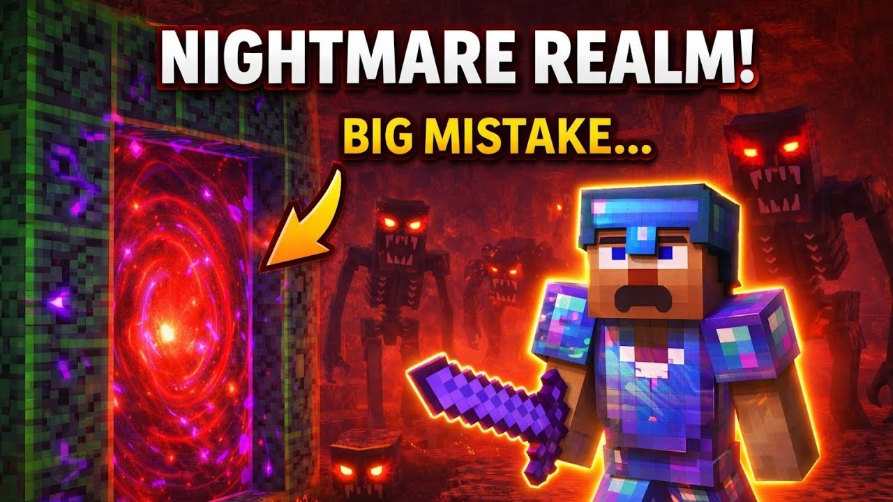 I Entered the Nightmare Realm… and Instantly Regretted It | Minecraft Modded Ep 4