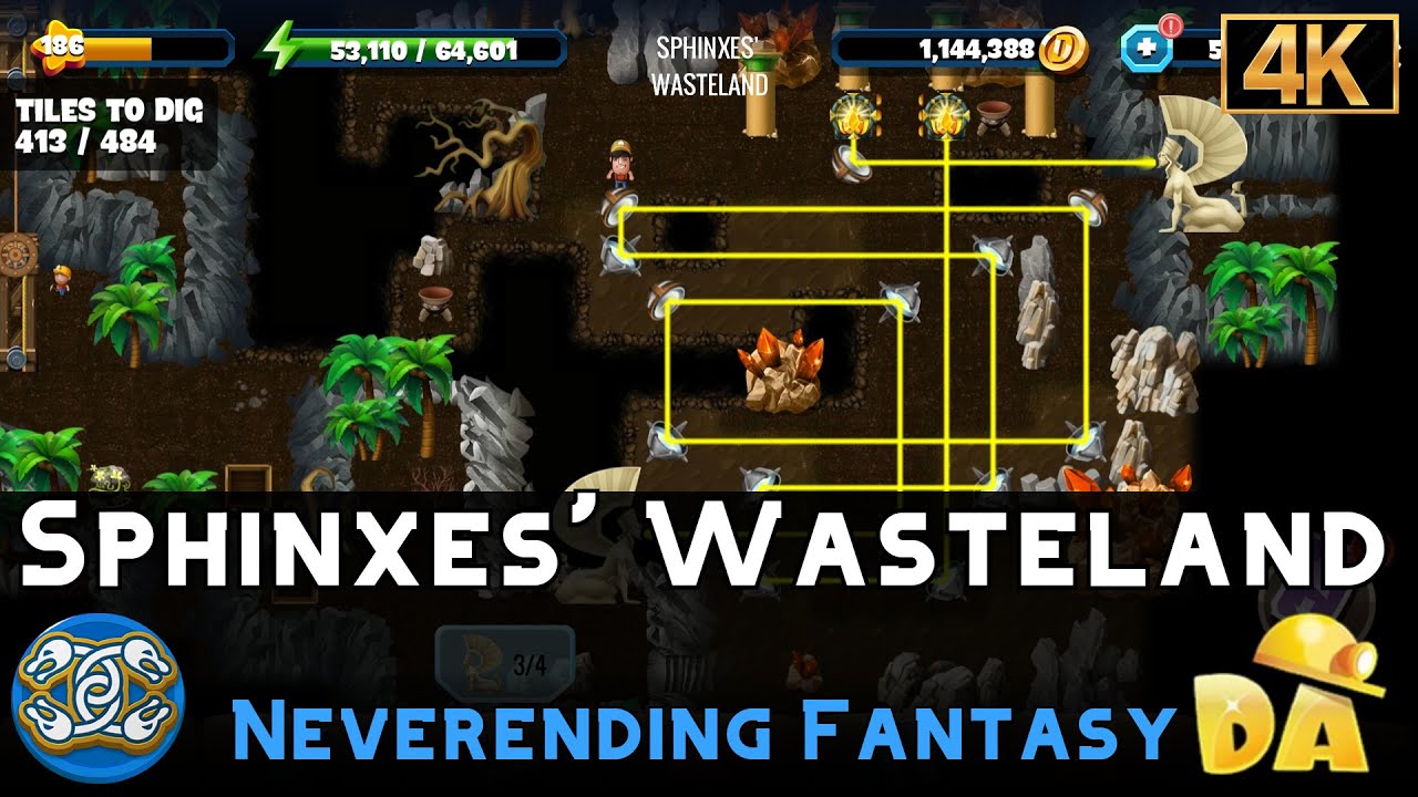 Sphinxes' Wasteland | Neverending Fantasy #4 | Diggy's Adventure