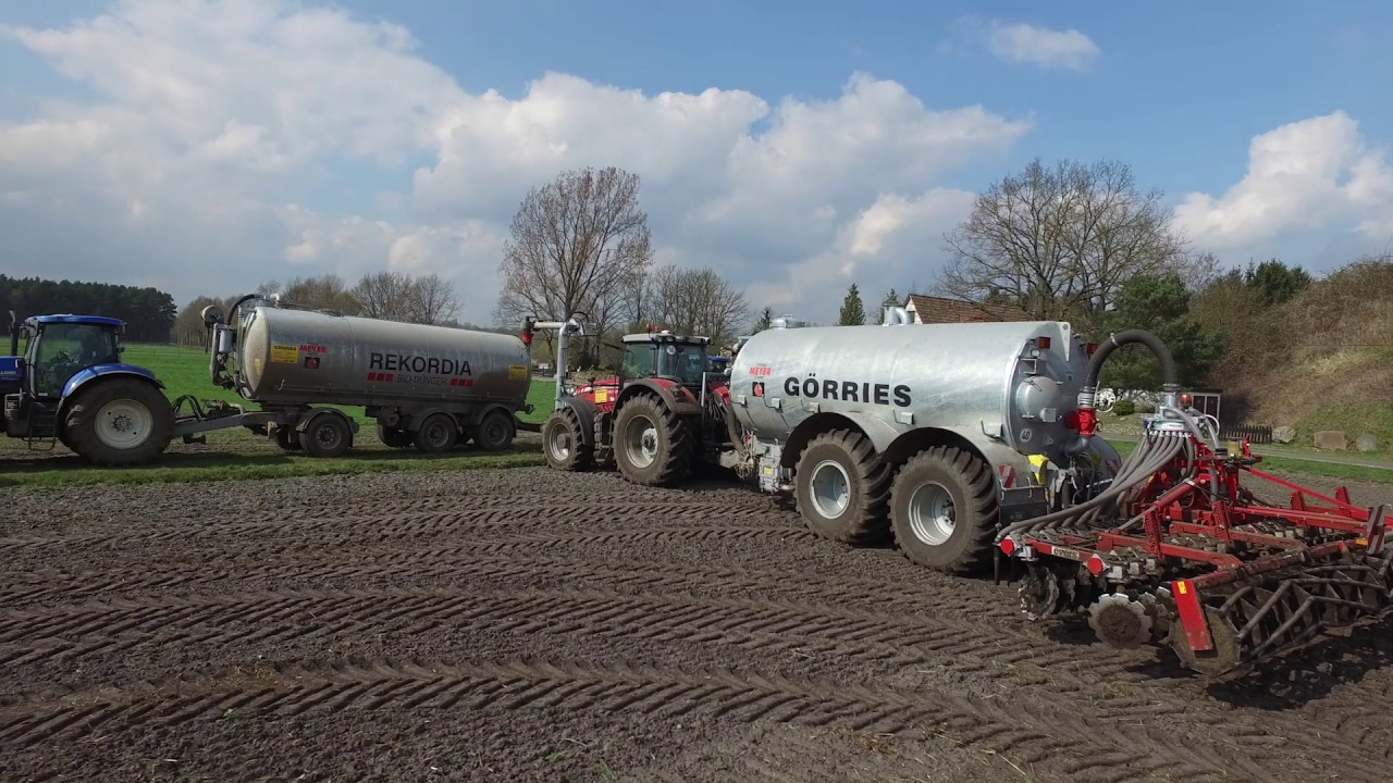Meyer-Lohne REKORDIA Tandem XL Pumptankwagen mit  Vredo ZB3 Schlitzger&auml;t