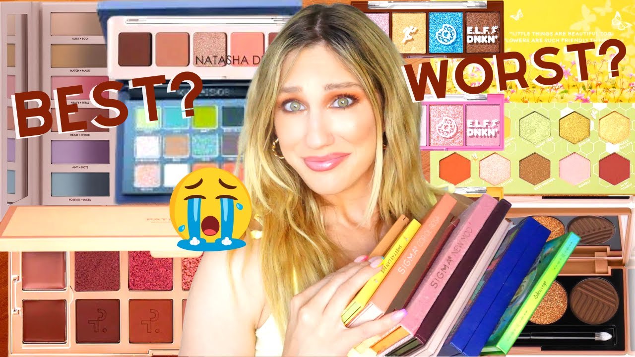 HOLY GRAILS VS NEW FAVES // RANKING ALL THE PALETTES I TRIED IN APRIL