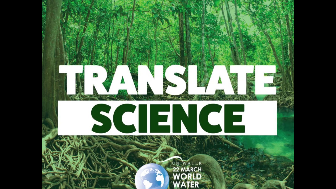 World Water Day simple translator - Water can help help fight climate change