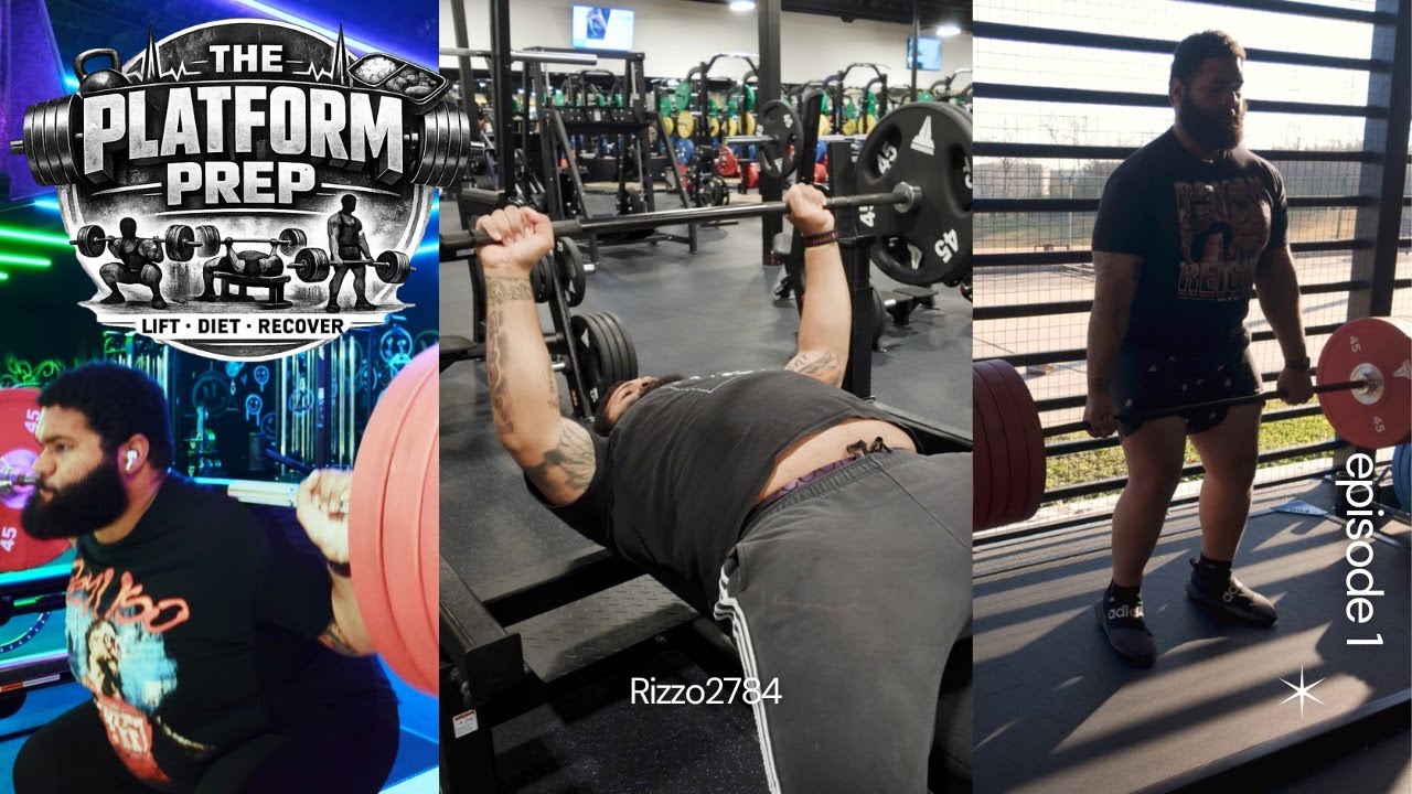 The Platform Prep Ep. 1 | Heavy Squat, Bench & Deadlift + Backdown Sets