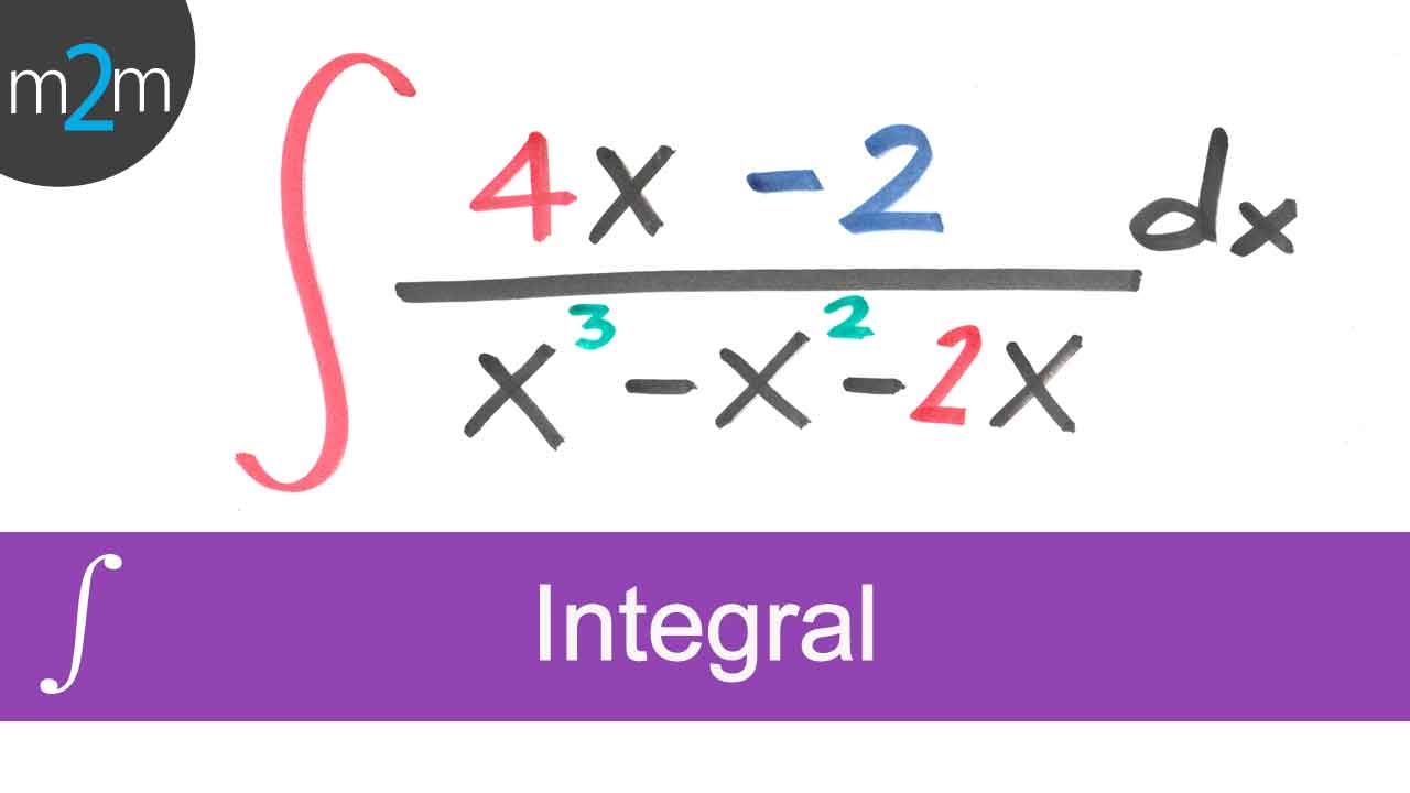 Integración por fracciones parciales │ejercicio 2