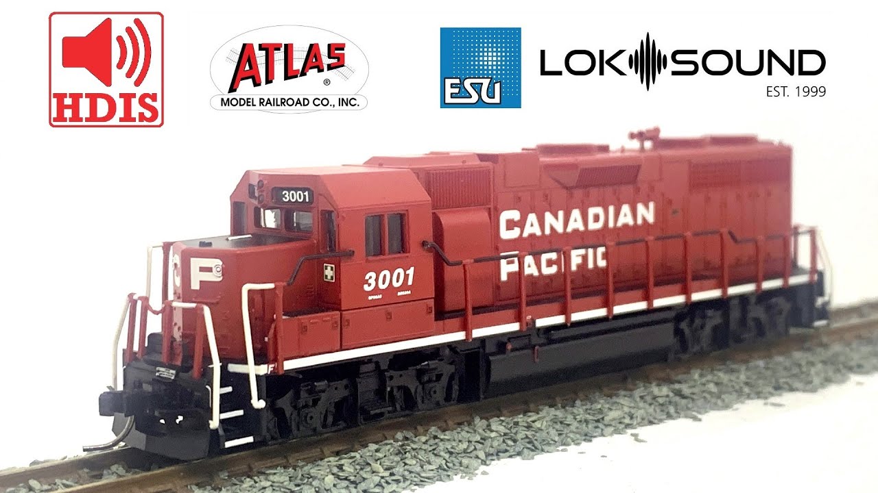 How Does It Sound? N Scale Atlas GP38-2 ESU Loksound