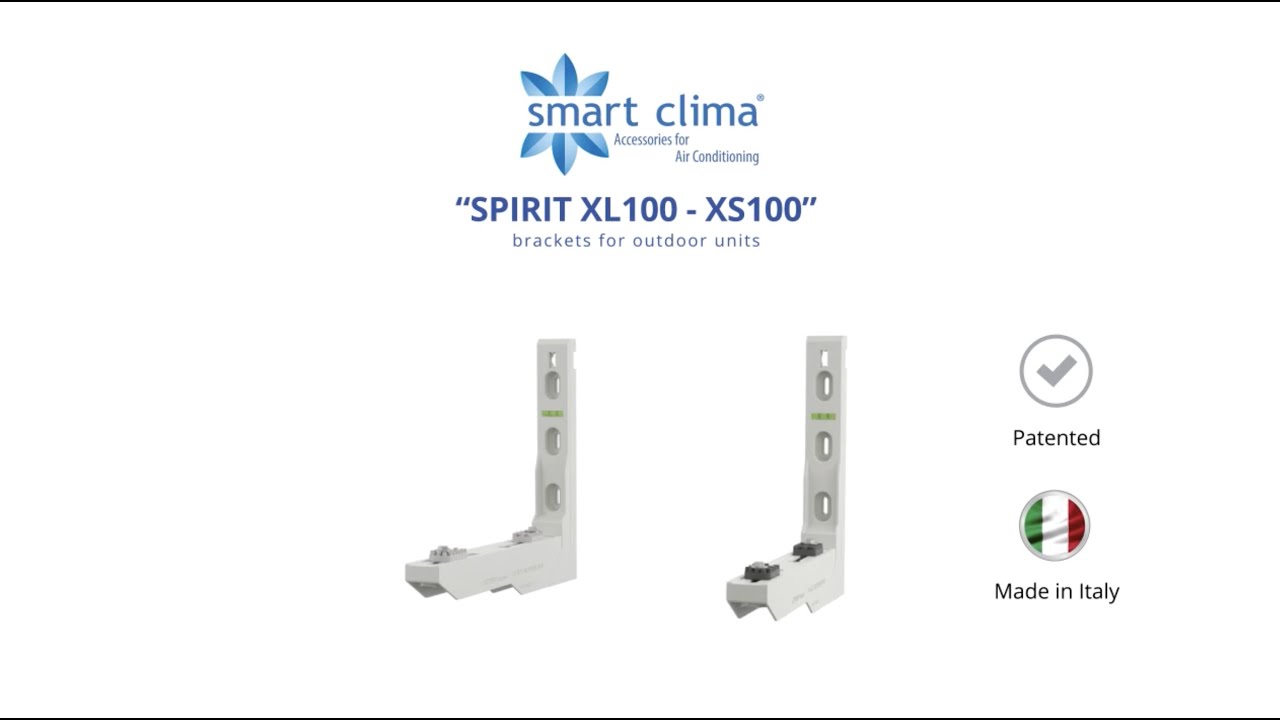 Spirit brackets for outdoor units by Tecnosystemi