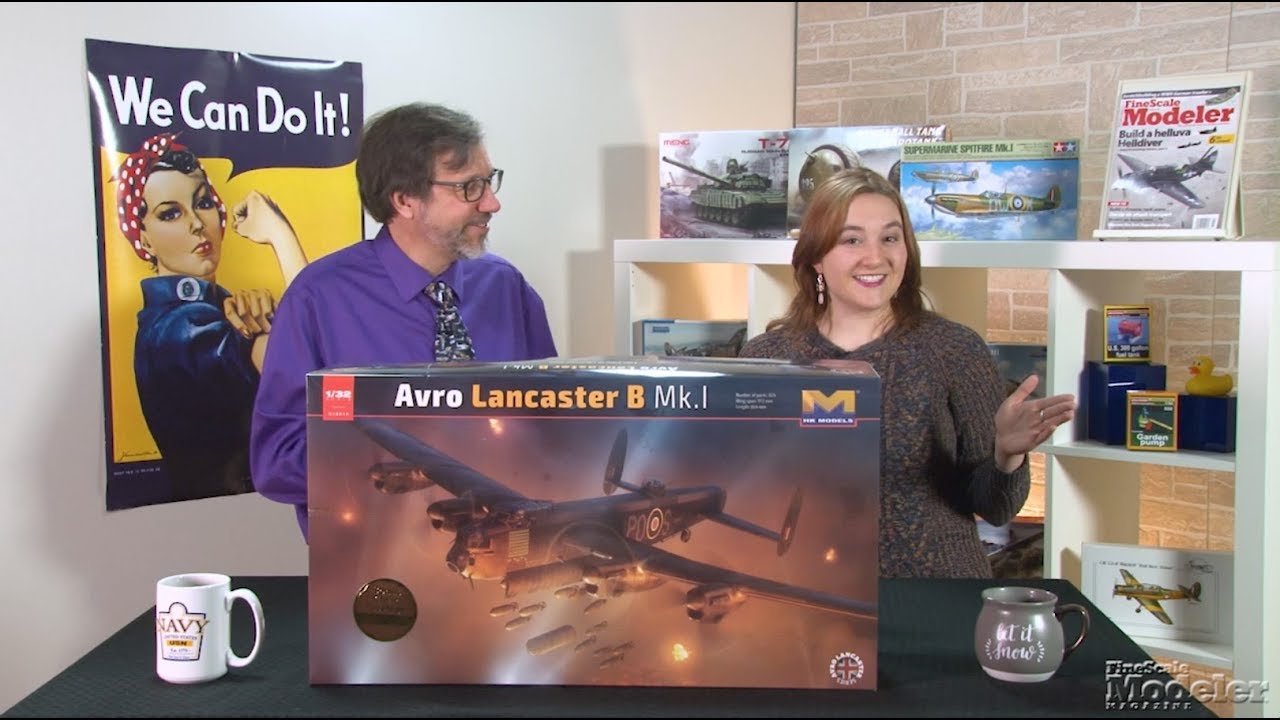 Video Review: HK Models Lancaster, Tamiya Sheridan, 6 Reference Books, & Bandai Millennium Falcon