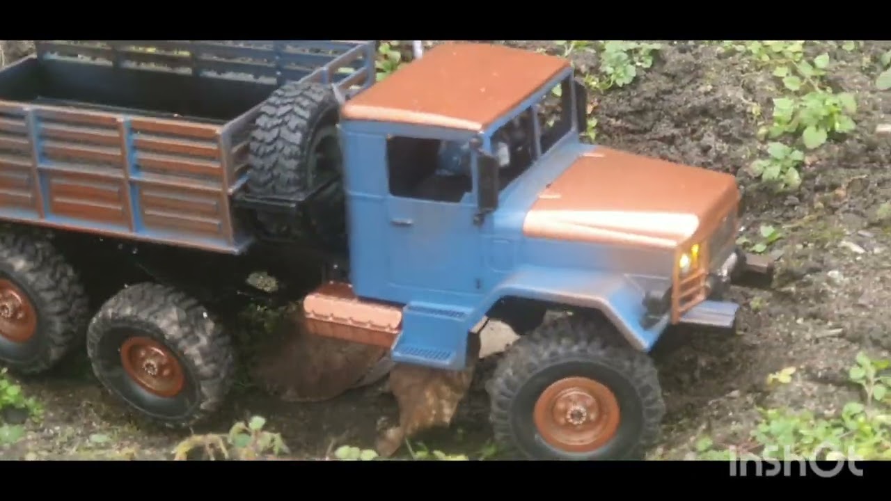 A new obstacle on my trail and more. This truck is awesome for the price!!!