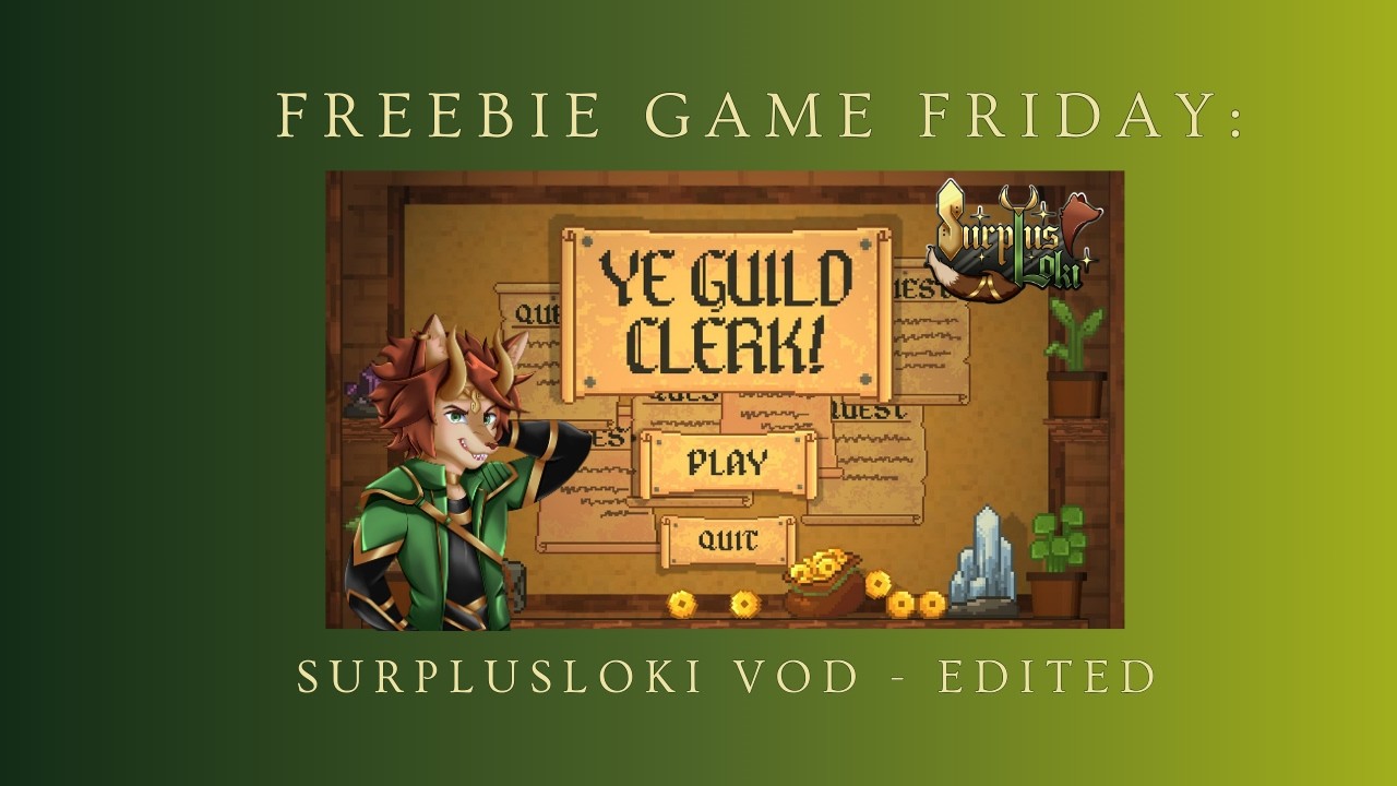 Lets Help Our Guild and Be the Best Clerk! - Ye Guild Clerk!