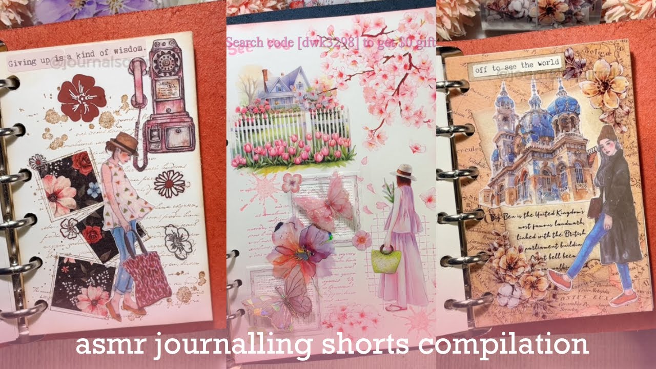 ASMR | Scrapbooking Shorts Compilation 💗