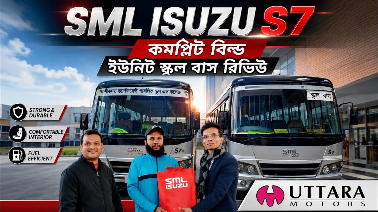 SML ISUZU S7 XM School & Office shuttle bus