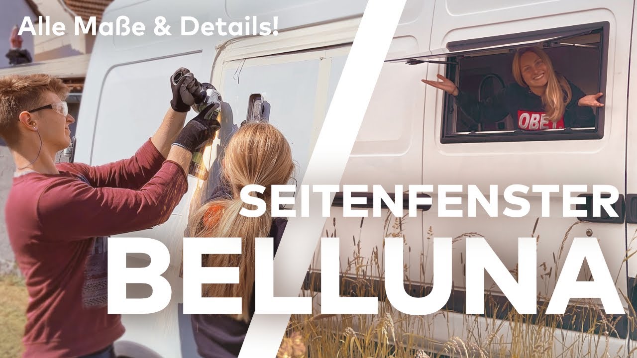 Die BESTE ANLEITUNG für BELLUNA Fenster! Einbauanleitung Seitenfenster Kastenwagen #PROJEKT_NO4