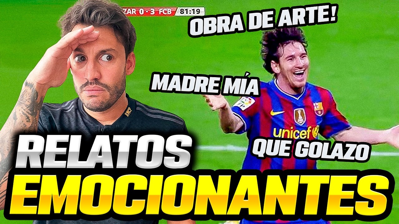 UBIETOO REACCIONA A LOS MEJORES RELATOS / NARRACIONES A GOLES DE MESSI | BRUTAL