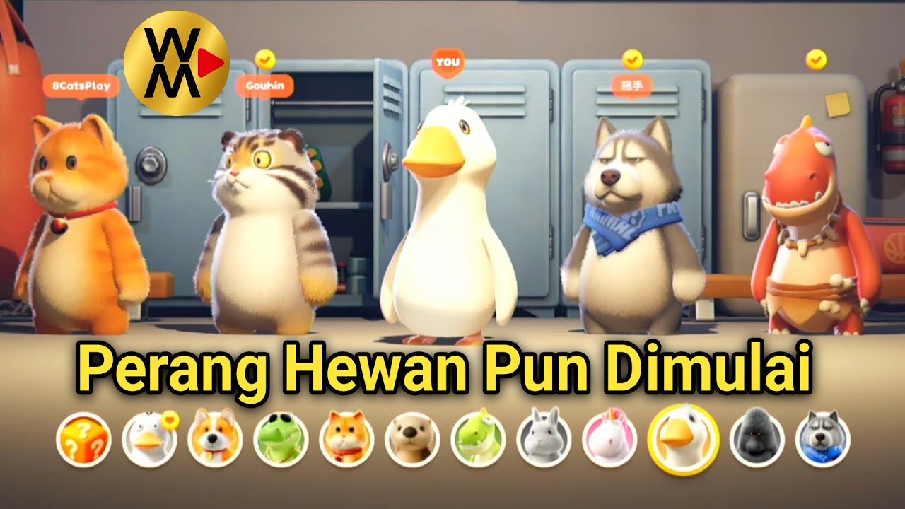 Pertempuran Hewan Dimulai | Party Animals
