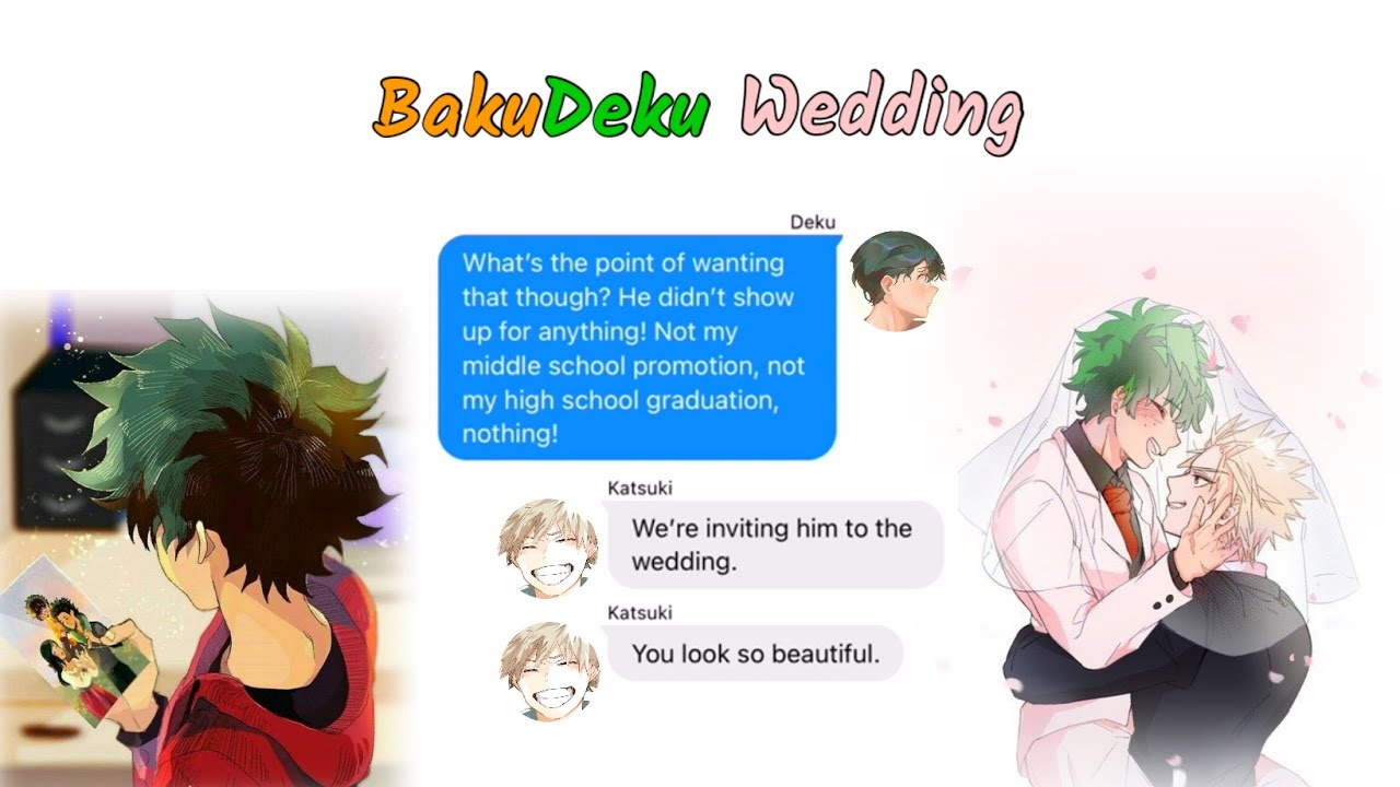 Deku Invites His Dad To The Wedding😱💍 ft.Cant Help Falling In Love | MHA Texts