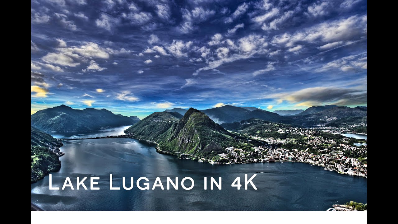 Lake Lugano in 4K