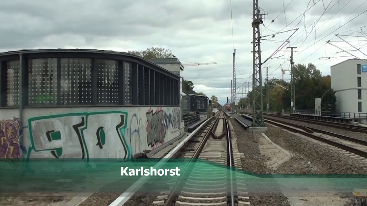 F&uuml;hrerstandsmitfahrt S-Bahn Berlin S3 Ostbahnhof - Erkner