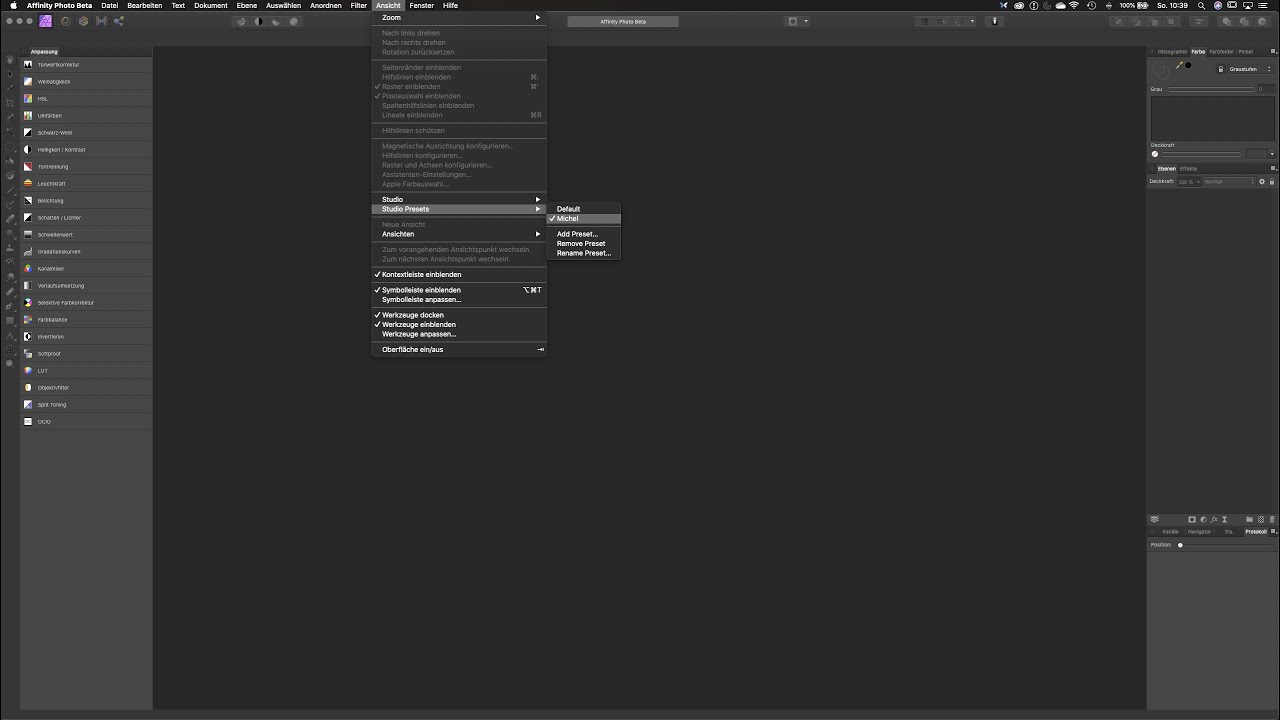 Affinity Photo: Neuerungen in Public Beta 1.9