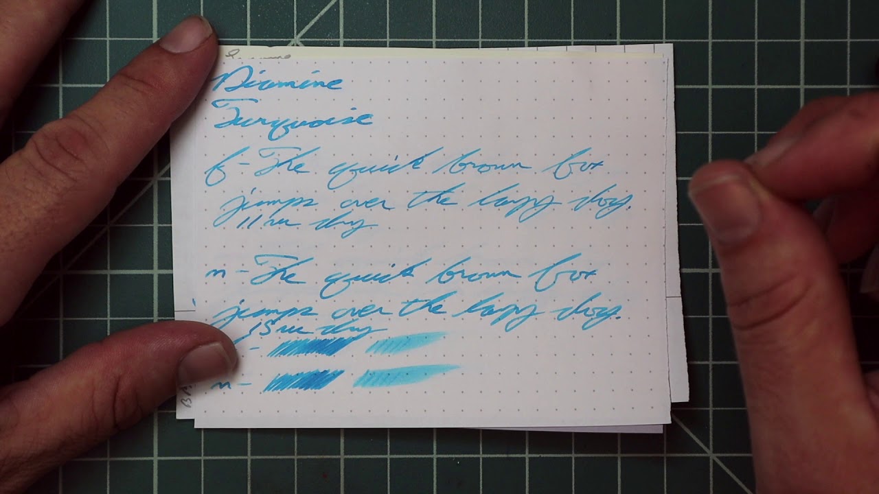 Diamine Turquoise Fountain Pen Ink #fountainpenink #fountainpens