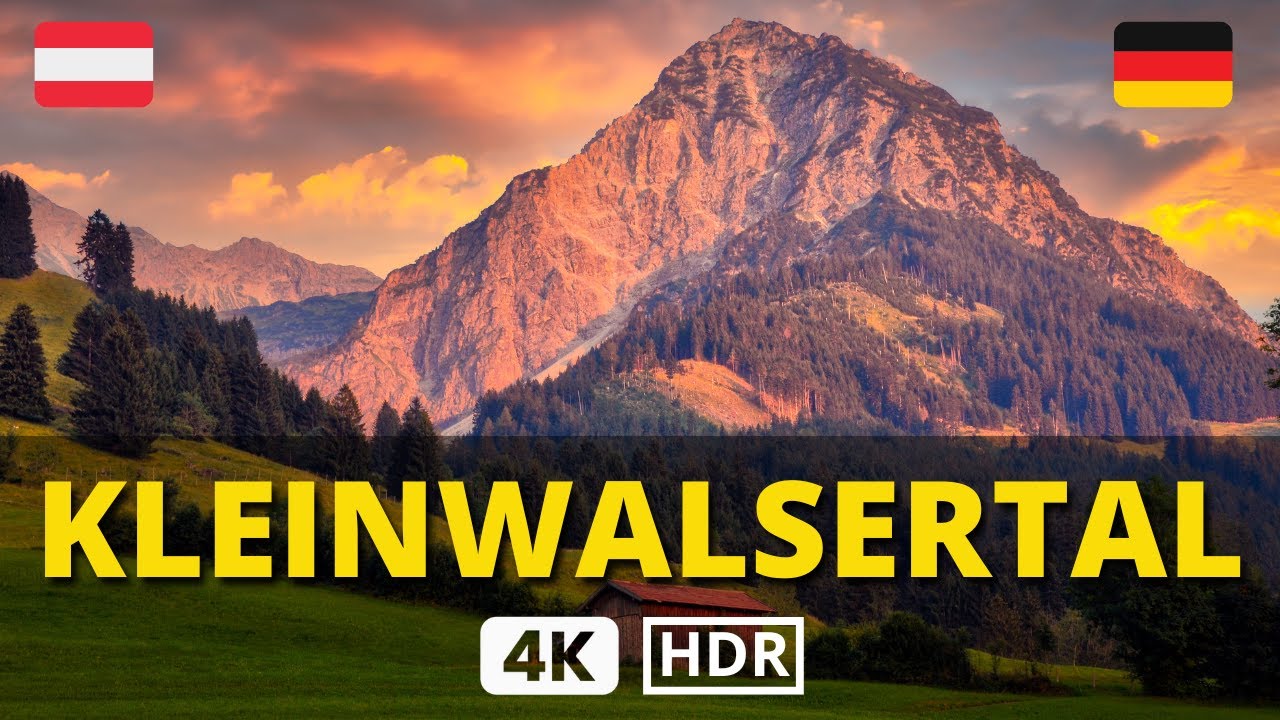 👏🏼 Driving in The Alps - KLEINWALSERTAL from Mittelberg to Oberstdorf (Austria and Germany) 4K UHD 🤯